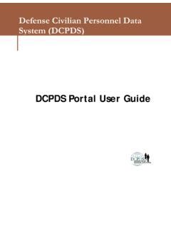 dcpds user guide 2007